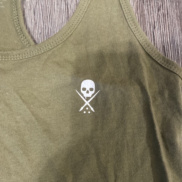 Sullen , small military green racer back tank - Picture 5 of 7
